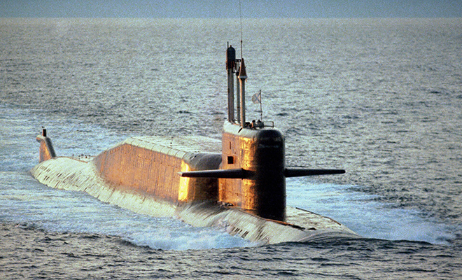 Submarine at sea. Photo: US government, public domain