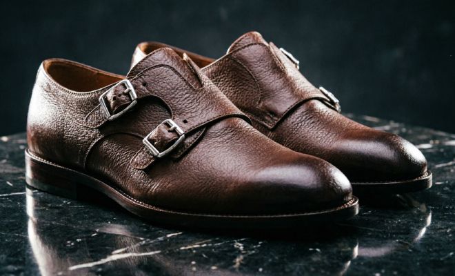Monk strap. AI-generated illustration