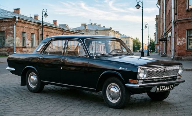 AI illustration based on the real GAZ-24-24 prototype