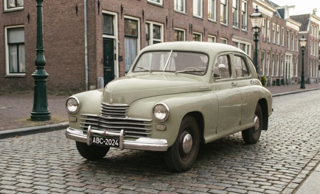 AI illustration based on the real GAZ-M-20G prototype